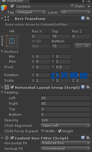 UGUI ScrollRect使用解析